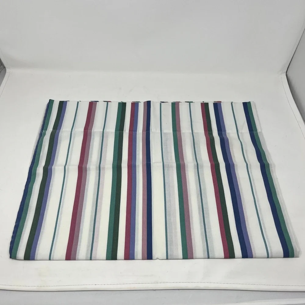 Wamsutta Supercale 100% Cotton Standard Pillowcase Set 2 Striped Multi-Color